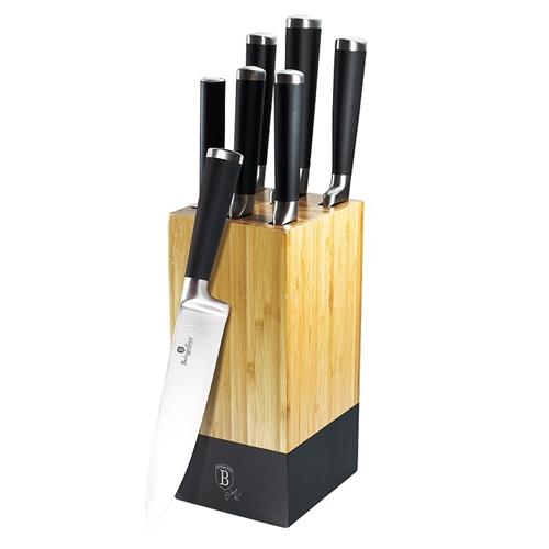 BerlingerHaus Sada nožů ve stojanu 7 ks Royal Black Collection
