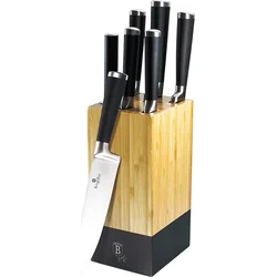 BerlingerHaus Sada nožů ve stojanu 7 ks Royal Black Collection
