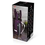 BerlingerHaus Sada nožů ve stojanu Purple Eclipse Collection, 7 ks