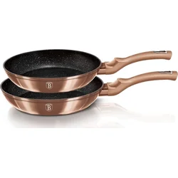BerlingerHaus Sada panvíc 2 ks Rosegold Metallic Line