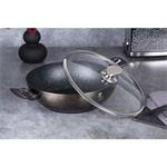BerlingerHaus Wok pánev s poklicí 30 cm Shiny Black Edition