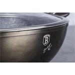 BerlingerHaus Wok pánev s poklicí 30 cm Shiny Black Edition