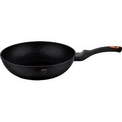 BerlingerHaus WOK panvica s mramorovým povrchom Granite Diamond Line, 28 cm