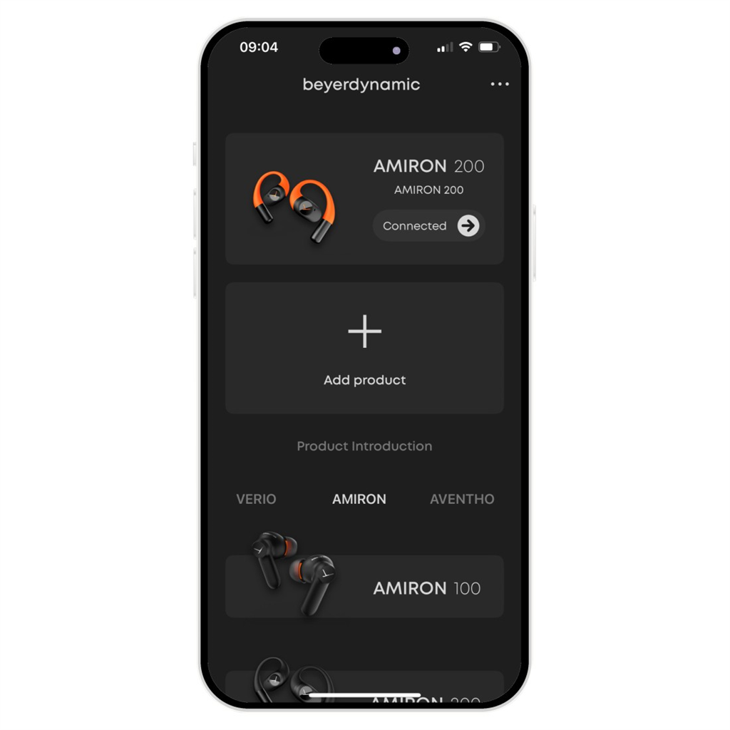 Beyerdynamic AMIRON 200 black/orange