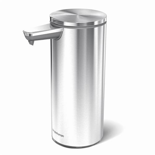 Bezdotykový dávkovač mydla Simplehuman, 266 ml, brúsená nehrdzavejúca oceľ, dobíjací