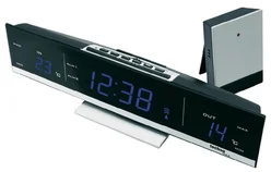 Bezdrátová LED meteostanice Techno Line WS 6810, 285 x 70 x 55 mm, modrá