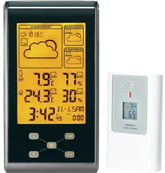 Bezdrátová meteostanice Eurochron EFWS 302, C8341+C8340H, 80 m