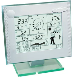 Bezdrátová vnitřní/venkovní meteostanice HomeMatic WDC 7000, 83638