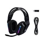 Bezdrôtová herná náhlavná súprava Logitech G733 LIGHTSPEED RGB Black