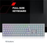 Bezdrôtová klávesnica CANYON HKB-W11 SK/CS RGB sivá