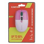 Bezdrôtová myš CANYON MW-26 LCD Silent pink
