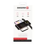Bezdrôtová nabíjačka SWISSTEN PAD 2v1, čierna