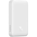 Bezdrôtová powerbanka Baseus Magnetic Mini Air 10000mAh, 20W biela