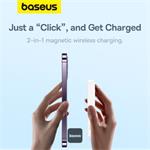 Bezdrôtová powerbanka Baseus Magnetic Mini Air 6000mAh, 20W biela