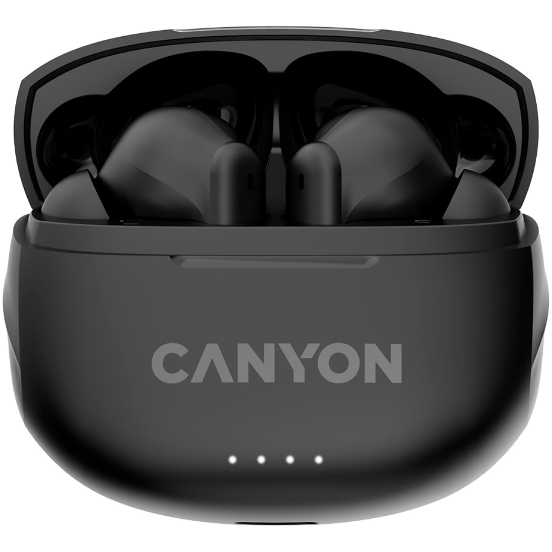 Bezdrôtové slúchadlá CANYON TWS8B Bluetooth s mikrofónom, čierne