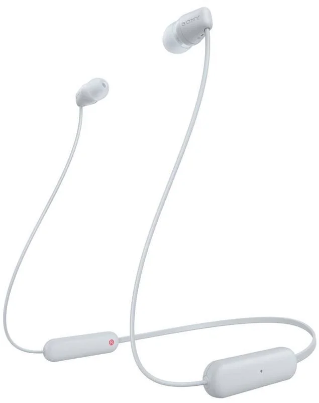 Bezdrôtové slúchadlá Sony WI-C100, biele