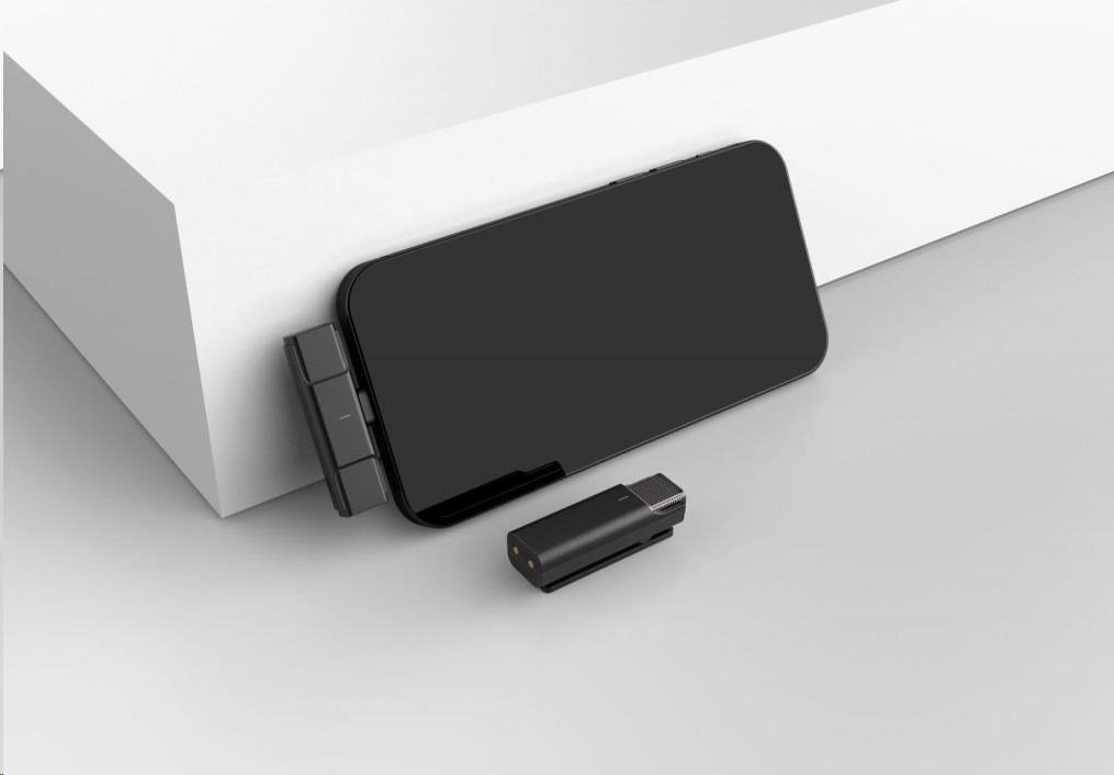 Bezdrôtový mikrofón Viking s klipom M301, 3,5 mm jack