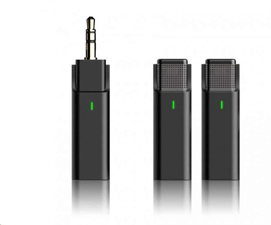Bezdrôtový mikrofón Viking s klipom M302, 3,5 mm jack
