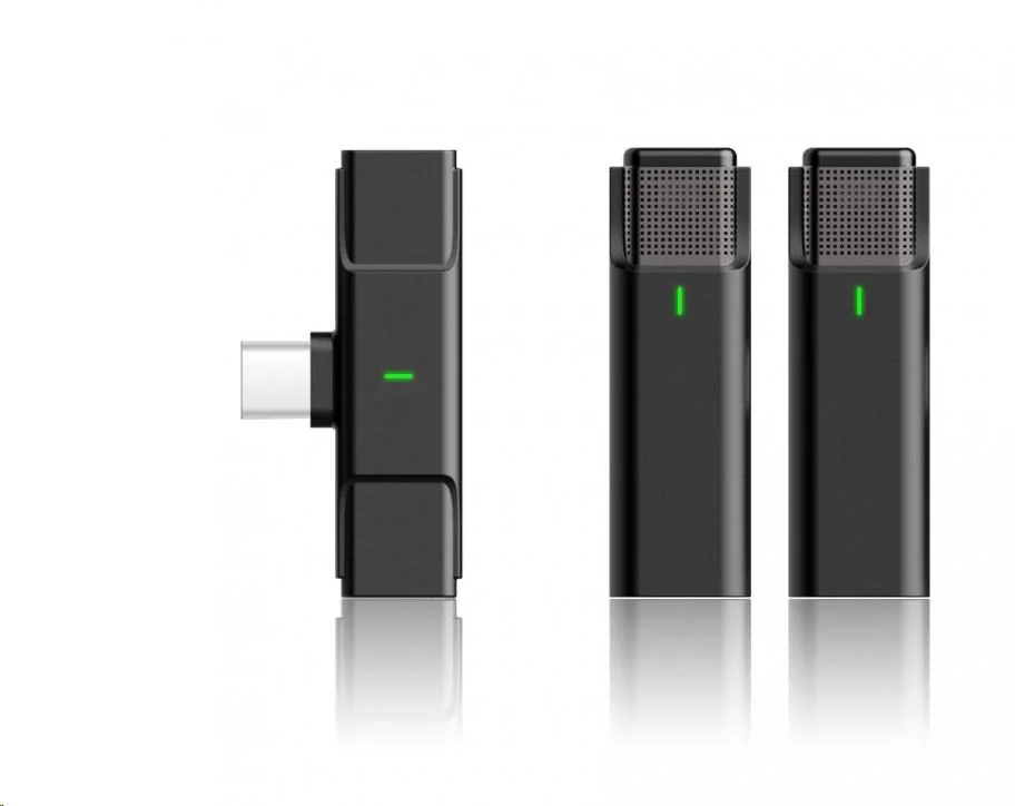 Bezdrôtový mikrofón Viking s klipom M302, konektor USB-C