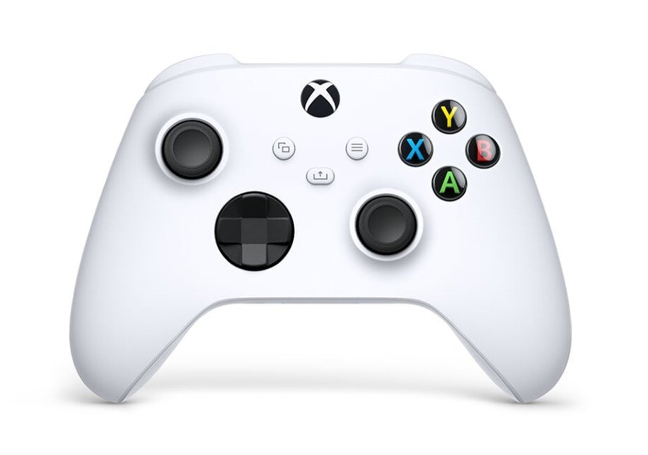 Bezdrôtový ovládač Microsoft Xbox - biely (QAS-00009)