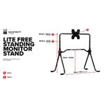 Bezplatný, voľne stojaci stojan na monitor Next Level Racing Lite