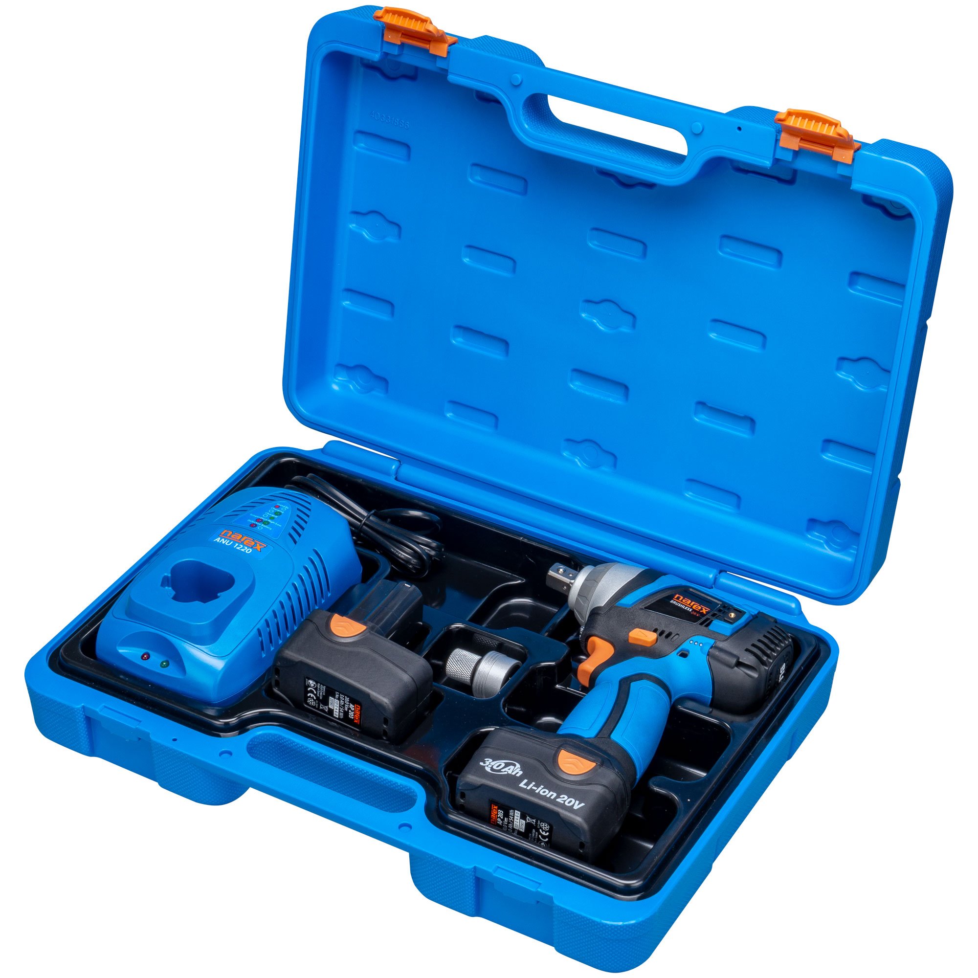 Bezuhlíkový rázový uťahovák Narex ASR 203-SB