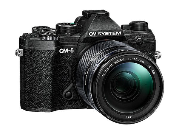 Bezzrkadlovka OM System OM-5 čierna + objektív M.Zuiko Digital 14-150mm F4.0-5.6 II