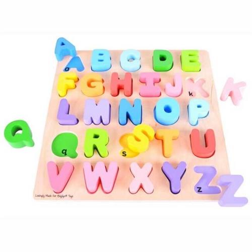 Bigjigs Baby Abeceda veľká písmená BB055