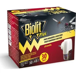 Biolit Plus elektrický odpařovač 30 nocí - proti mouchám a komárům 31 ml + strojek