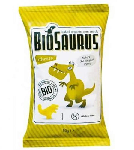 Biosaurus Kukuřičné křupky se sýrem 50 g