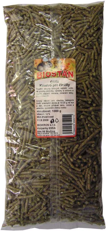 BIOSTAN činčila Chin granulát 1 kg