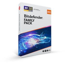 Bitdefender Family pack 3 roky, 15 zařízení