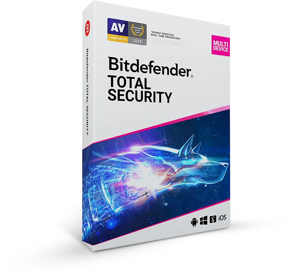 Bitdefender Total Security 1 rok, 5 zariadeniu TS01ZZCSN1205LEN
