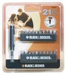 Black&Decker A7074 Nářadí sada, 21-dílná sada bitů, magnetický držák