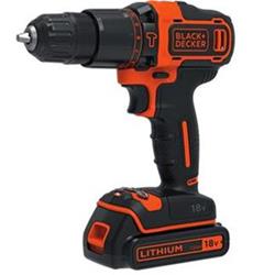 Black&Decker BDCHD18 Aku příklepová vrtačka 18V, 1,5Ah
