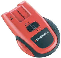 Black&Decker BDS300 Detektor kovů, 9V, detekce vodičů pod proudem, detekce dřeva, manuální kalibrace