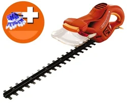 Black&Decker GT110, Nůžky na živý plot, elektrické, + rukavice a brýle, 420 W