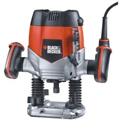 Black&Decker KW900E Fréza horní, 1200W, 28 000 ot/min, plynulá regulace ot., odsávání prachu