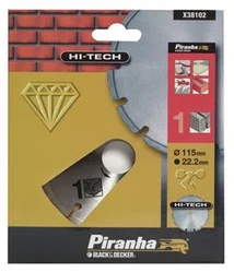 Black&Decker X38102 Kotouč řezný, diamantový, 115 mm - beton - hrubé řezy