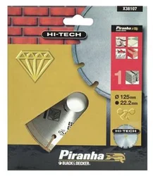 Black&Decker X38107 Kotouč řezný, diamantový, 125 mm - beton - hrubé řezy