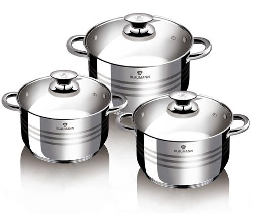 BLAUMANN 6dílná sada nádobí Gourmet line