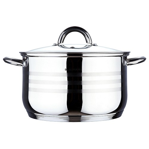 BLAUMANN Kastrol s poklicí nerez Gourmet Line, 18 cm