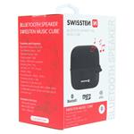 Bluetooth reproduktor Swissten Music Cube, čierny