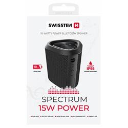 Bluetooth reproduktor Swissten Spectrum 15 W, čierny