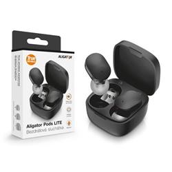 Bluetooth sluchátka Aligator Pods LITE, černá
