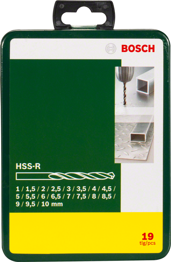 Bosch 19dílná sada vrtáků do kovu HSS-R (2.607.019.435)