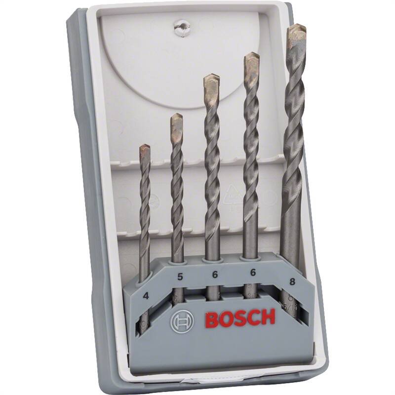 BOSCH 5-dielna sada špirálových vrtákov do betónu CYL-3, 4-8 mm (2.607.017.080)