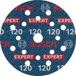 BOSCH Brúsny kotúč EXPERT O780 s fóliou, 125 mm, G120, 6ks (2.608.902.401)