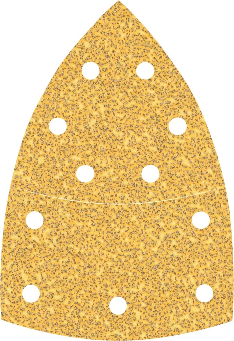 BOSCH brúsny papier EXPERT C470 s 11 otvormi pre multifunkčné píly 102 × 62 mm, 93 mm, G 40, 10 ks (2.608.900.886)