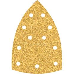 BOSCH brúsny papier EXPERT C470 s 11 otvormi pre multifunkčné píly 102 × 62 mm, 93 mm, G 40, 10 ks (2.608.900.886)